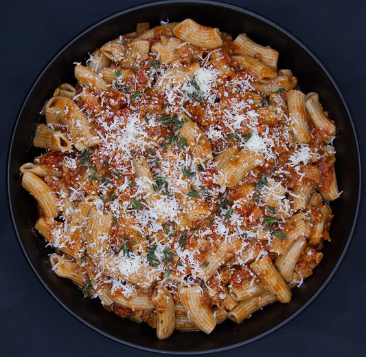 Hearty Rigatoni Bolognese