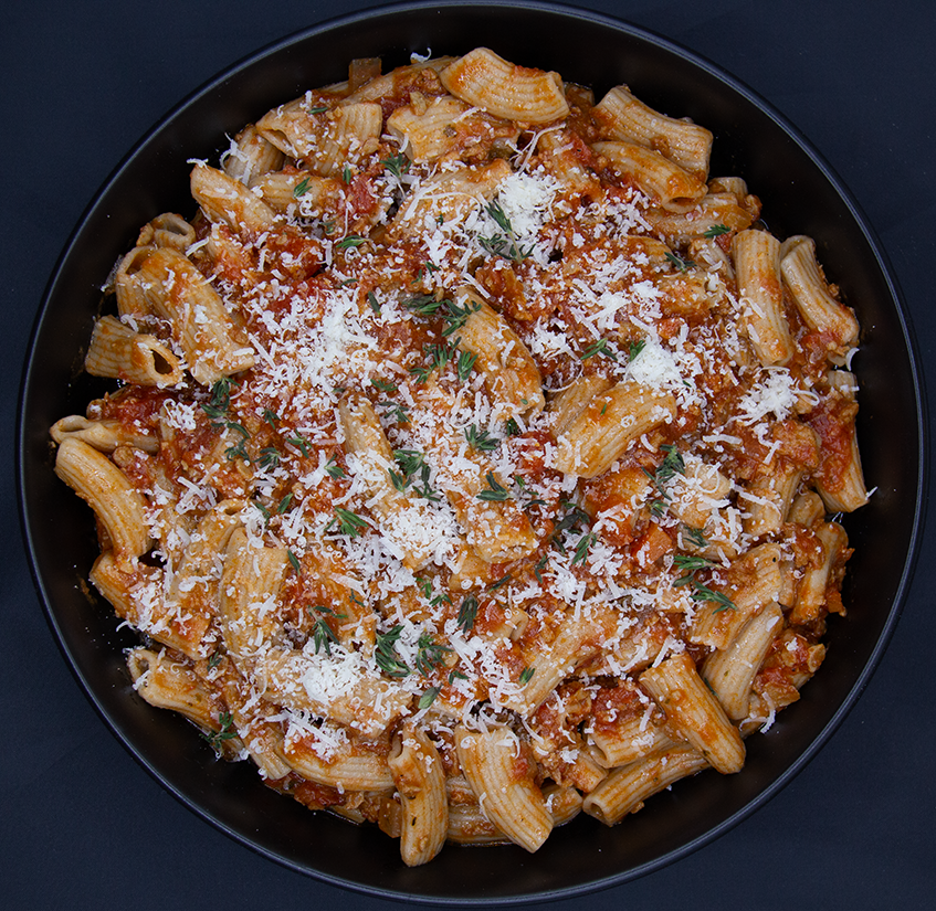 Hearty Rigatoni Bolognese